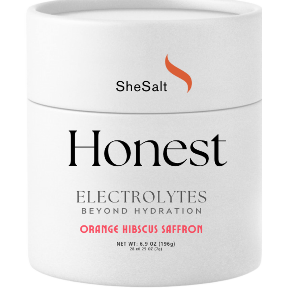 
                  
                    SheSalt Honest Electrolytes container on a white background
                  
                